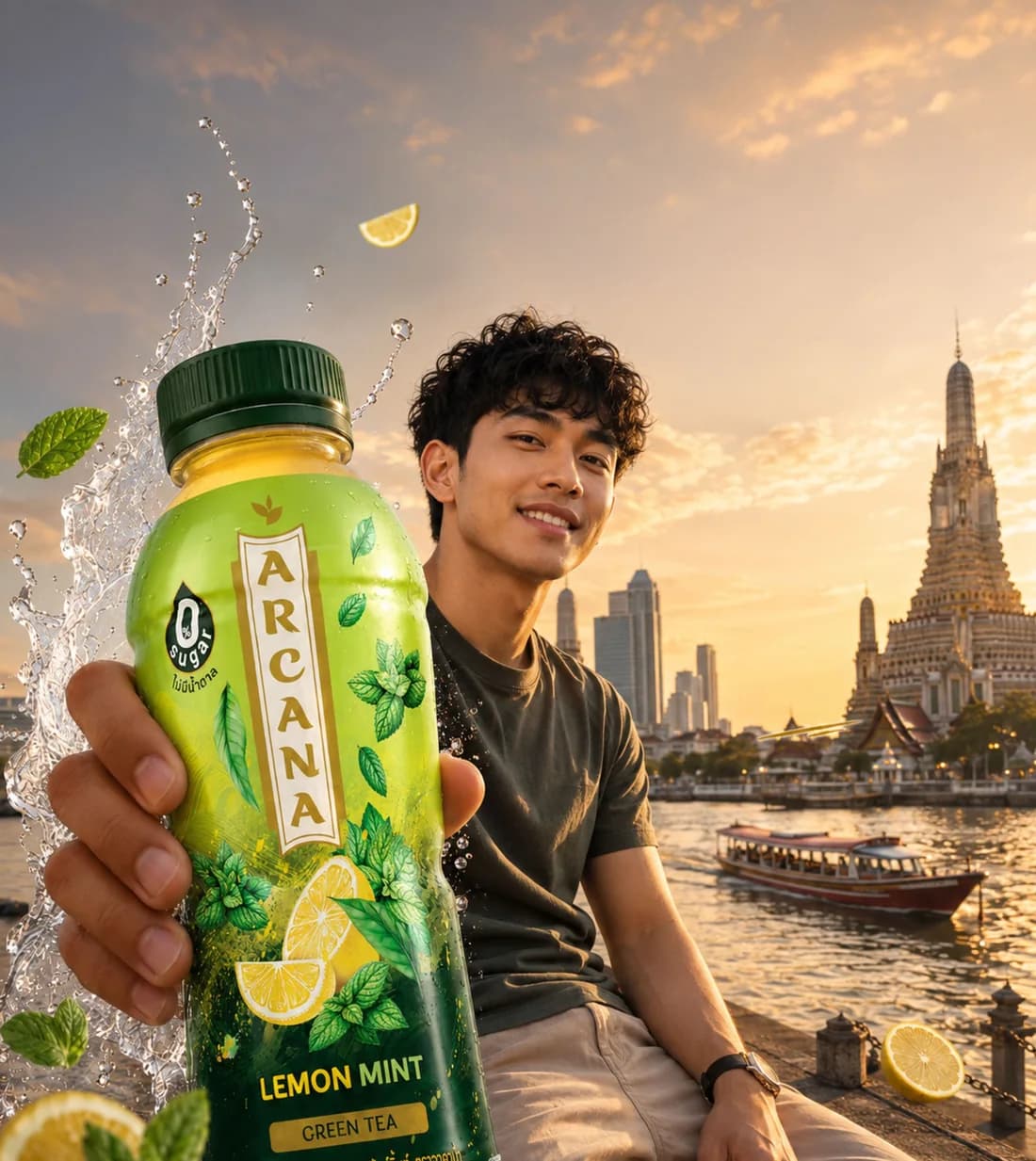 Arcana Green Tea — Lemon & Mint, photo 2