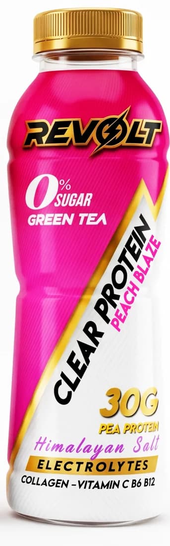 Revolt Green Tea Clear Protein — Peach Blaze